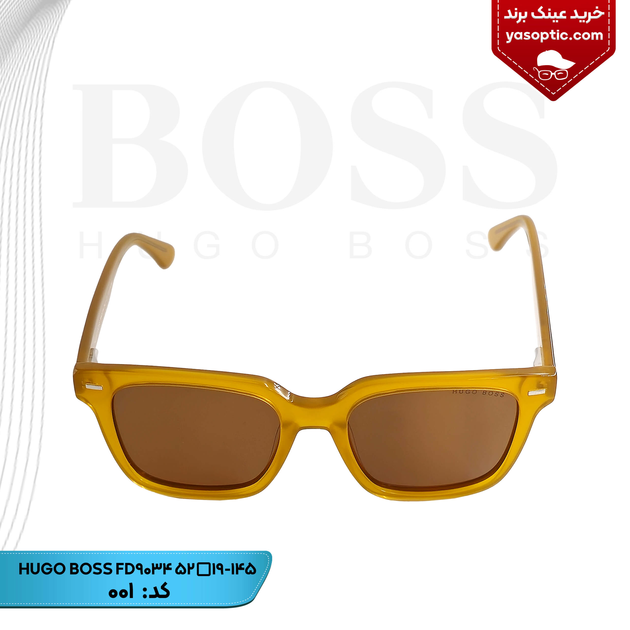 عینک آفتابی HUGO BOSS مدل FD9034